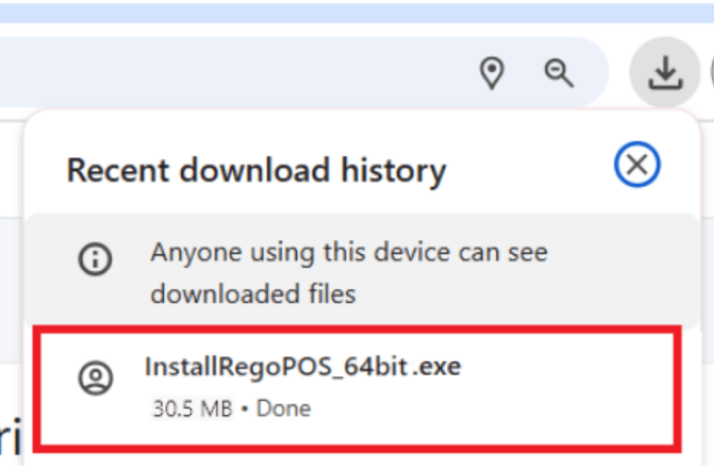 Langkah 1 Download REGOPOS